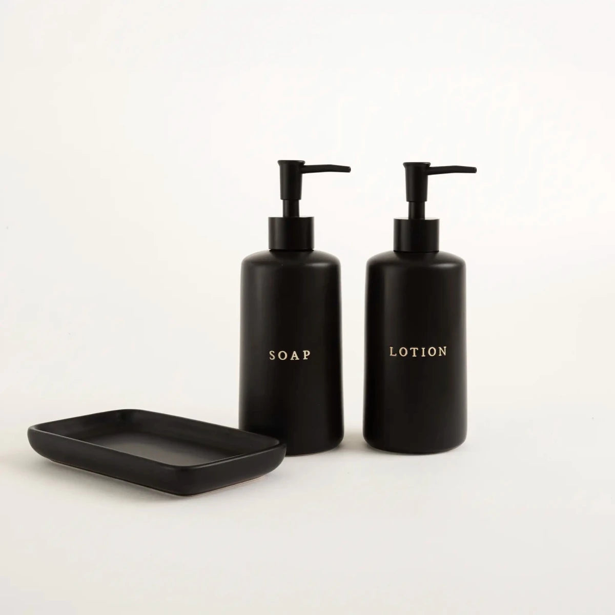 Kit Banheiro Sabão e Creme Preto - Clocasa | Além do Conforto