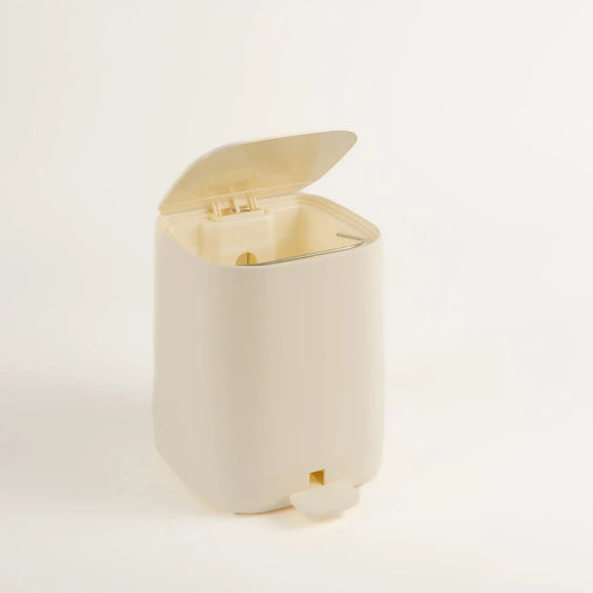 Lixeira Para Banheiro Minimal Branco - Clocasa | Além do Conforto