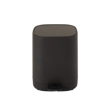 Lixeira Para Banheiro Minimalista Preto - Clocasa | Além do Conforto