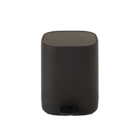 Lixeira Para Banheiro Minimalista Preto - Clocasa | Além do Conforto