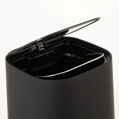 Lixeira Para Banheiro Minimalista Preto - Clocasa | Além do Conforto