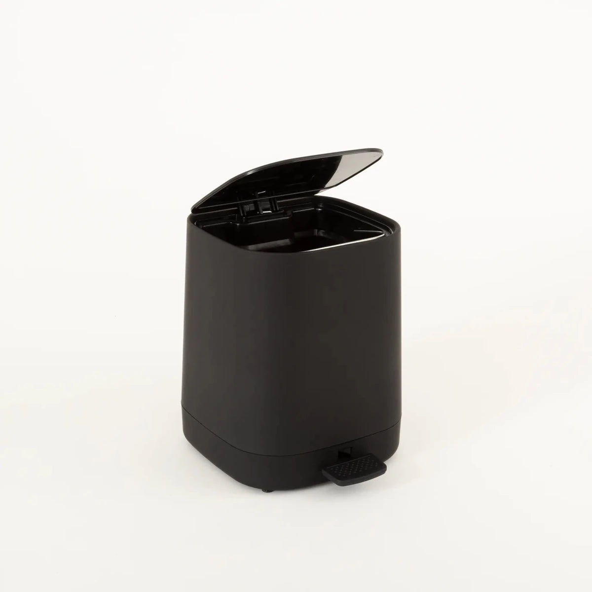 Lixeira Para Banheiro Minimalista Preto - Clocasa | Além do Conforto