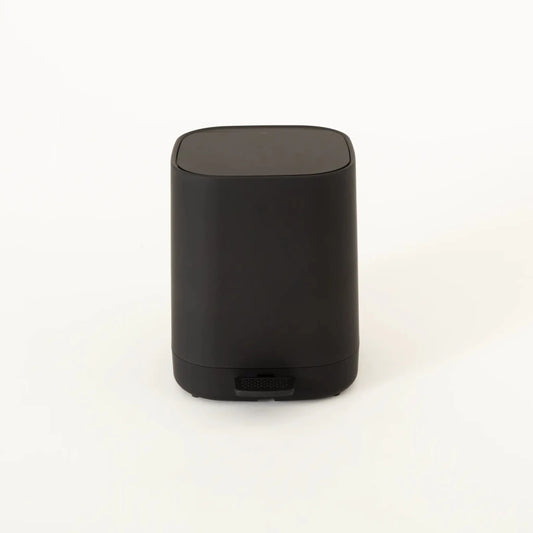 Lixeira Para Banheiro Minimalista Preto - Clocasa | Além do Conforto