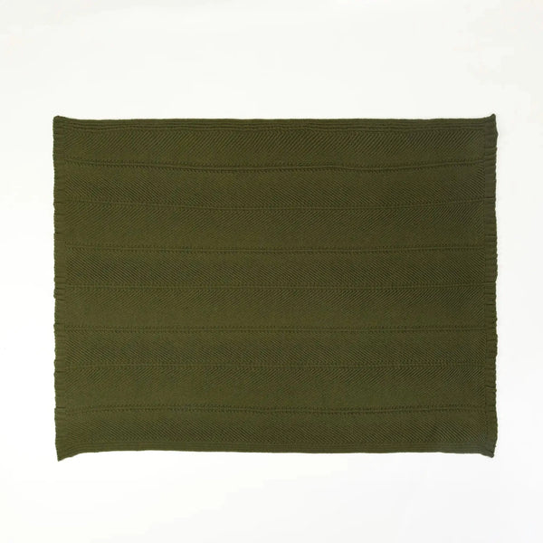Manta decorativa para sofá e cama na cor verde confeccionada com trama encorpada e textura dupla face com acabamento refinado, perfeita para complementar o visual do sofá ou da cama trazendo um toque extra de acolhimento.