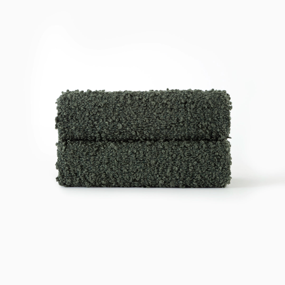 Manta Texturizada em Bouclé Duo Verde 130x170 - Clocasa | Além do Conforto