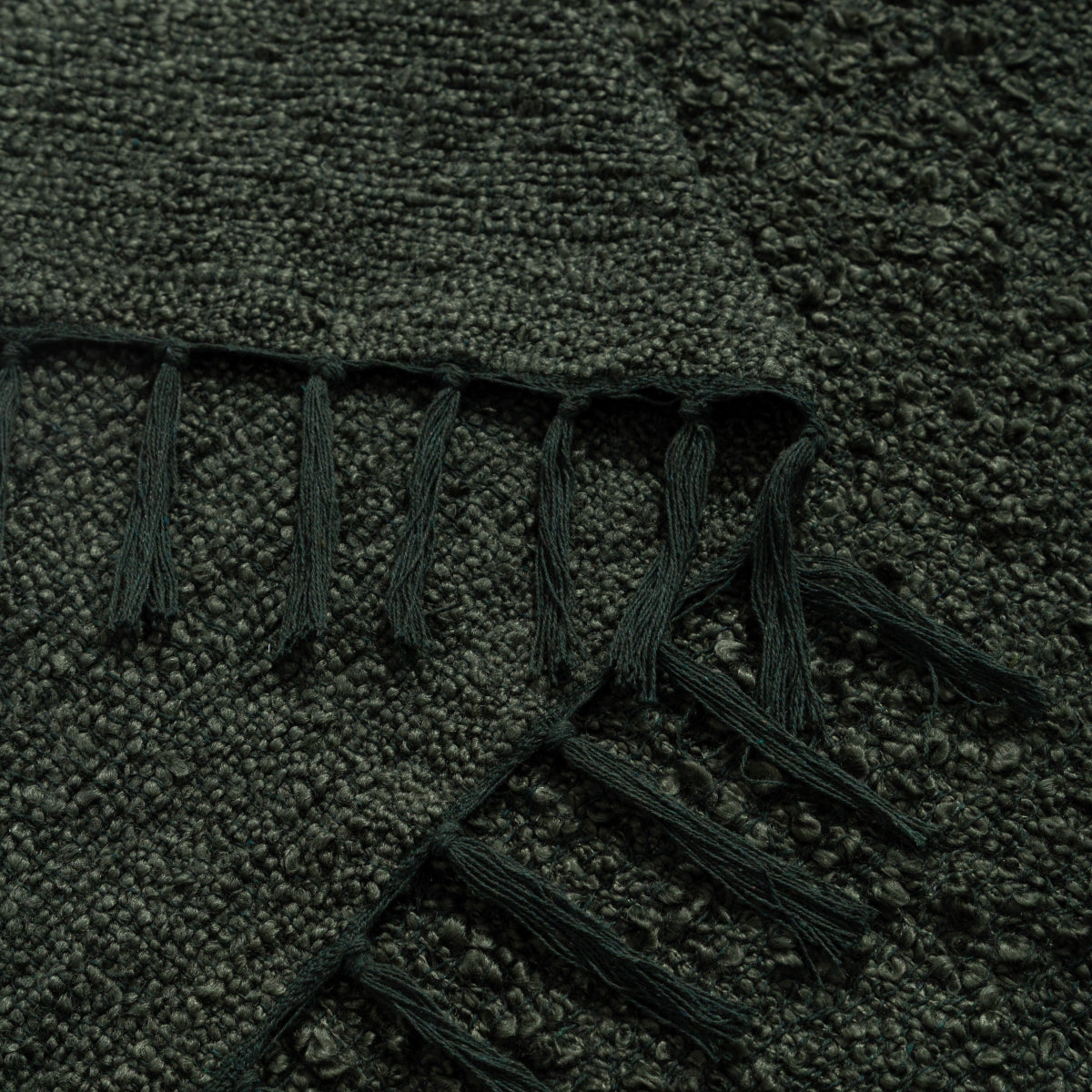 Manta Texturizada em Bouclé Duo Verde 130x170 - Clocasa | Além do Conforto