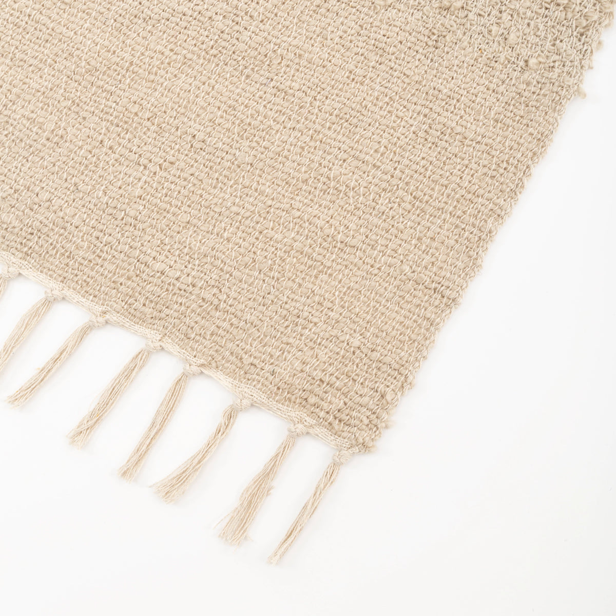 Manta Texturizada em Bouclé Natural 130x170 - Clocasa | Além do Conforto