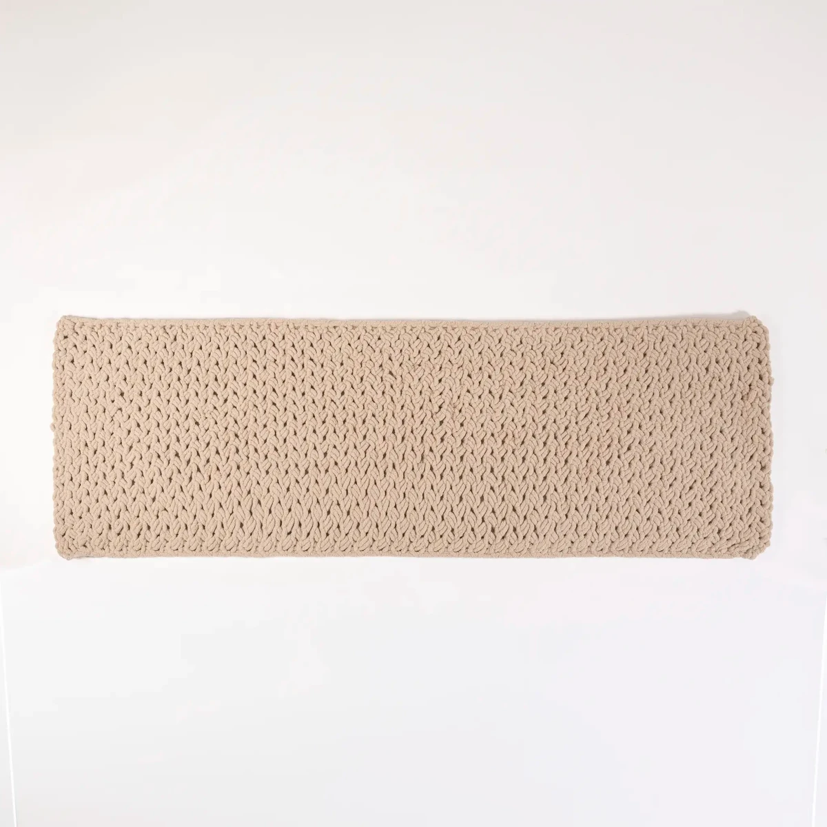 Peseira Tramada Cama Natural 80X220 - Clocasa | Além do Conforto