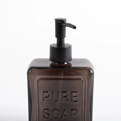 Porta Sabonete Liquido Vidro Marrom - Clocasa | Além do Conforto