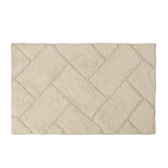 Tapete Brick Relevo 50X80 Natural - Clocasa | Além do Conforto