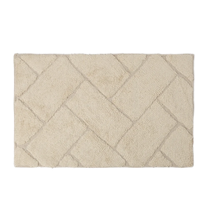 Tapete Brick Relevo 50X80 Natural - Clocasa | Além do Conforto