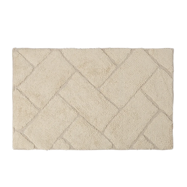 Tapete Brick Relevo 50X80 Natural - Clocasa | Além do Conforto