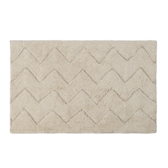 Tapete Chevron Relevo 50X80 Natural - Clocasa | Além do Conforto