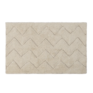 Tapete Chevron Relevo 50X80 Natural - Clocasa | Além do Conforto