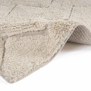 Tapete Chevron Relevo 50X80 Natural - Clocasa | Além do Conforto