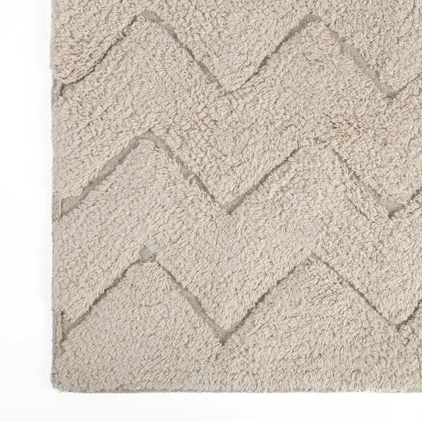 Tapete Chevron Relevo 50X80 Natural - Clocasa | Além do Conforto