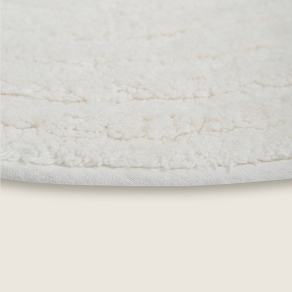 Tapete de Algodão Soft com Ondas em Espiral Orgânico 50x80 - Clocasa | Além do Conforto