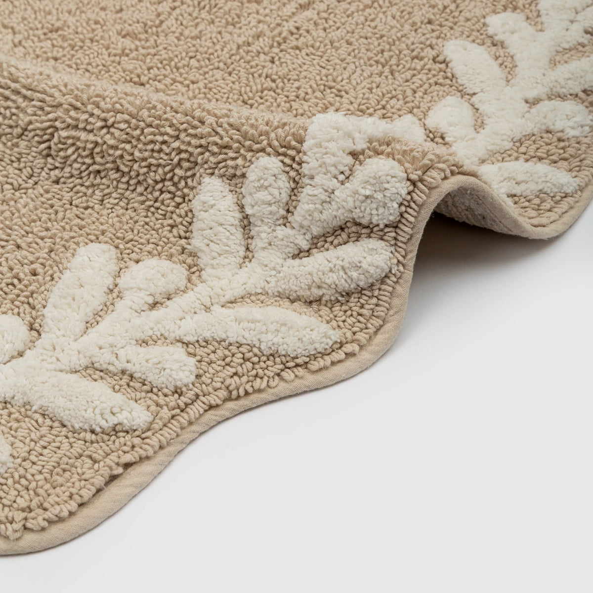 Tapete Floral Orgânico 50X80 Natural - Clocasa | Além do Conforto