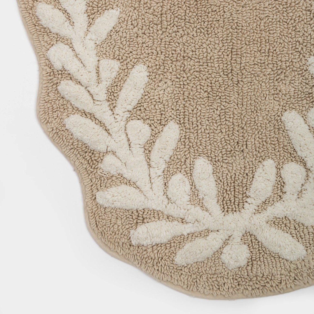 Tapete Floral Orgânico 50X80 Natural - Clocasa | Além do Conforto