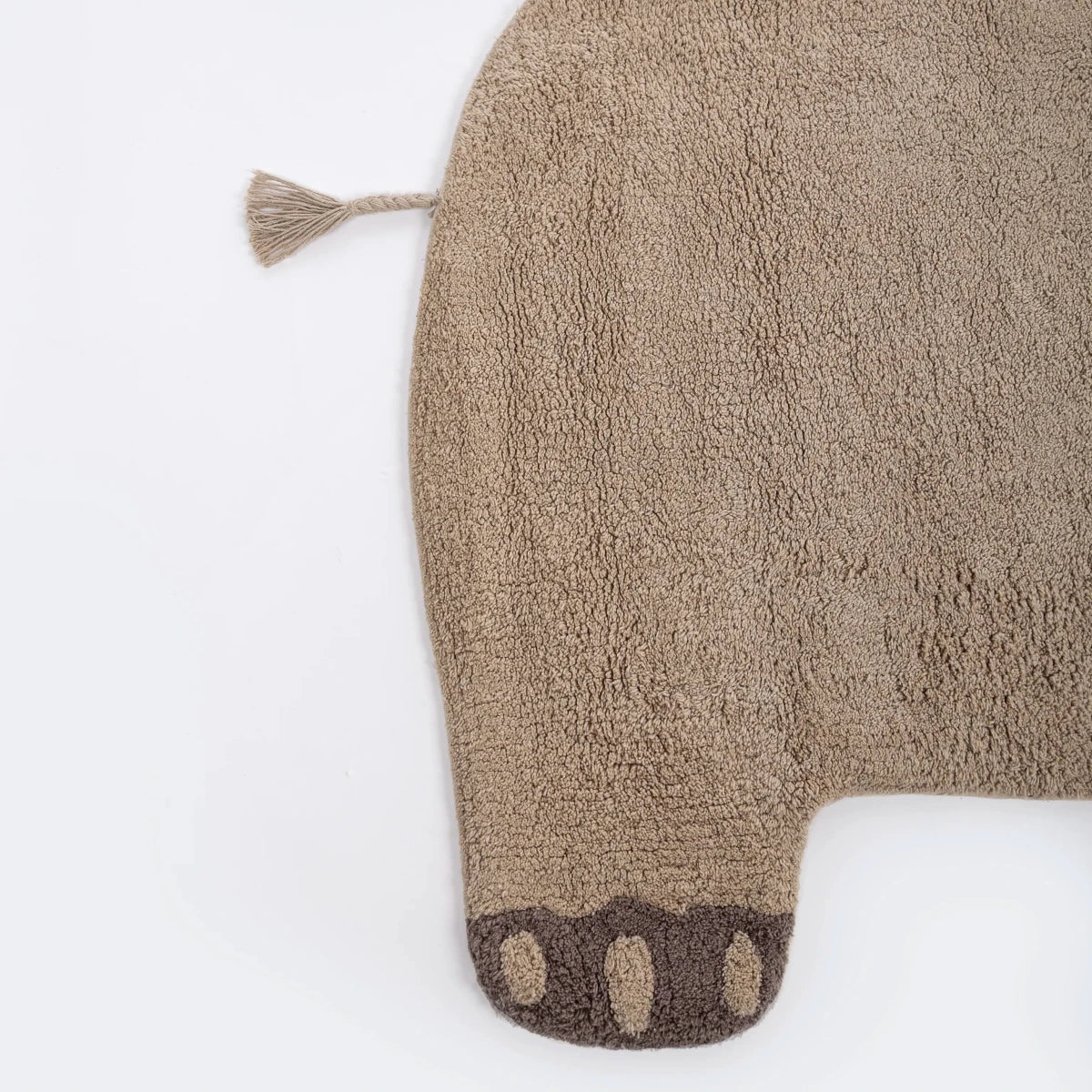 Tapete Infantil Elefante De Algodão Cinza 80x100 - Clocasa | Além do Conforto