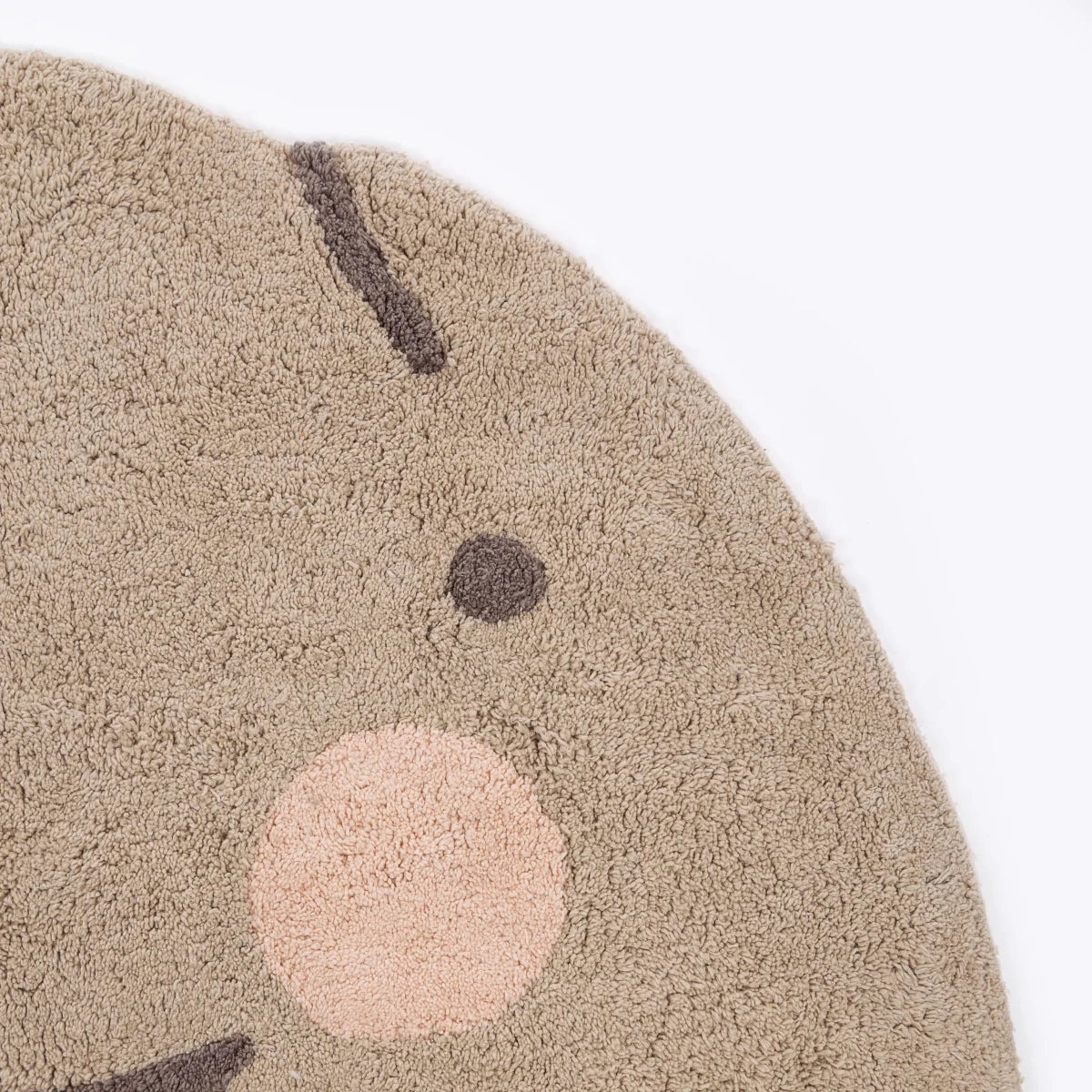 Tapete Infantil Elefante De Algodão Cinza 80x100 - Clocasa | Além do Conforto