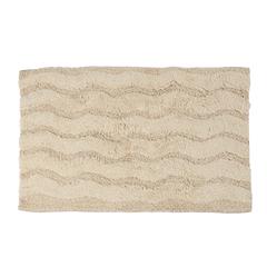 Tapete Ondas Relevo 50X80 Natural - Clocasa | Além do Conforto
