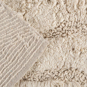 Tapete Ondas Relevo 50X80 Natural - Clocasa | Além do Conforto