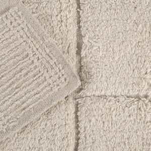 Tapete Square Relevo 50X80 Natural - Clocasa | Além do Conforto