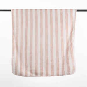 Toalha de Banho Listrada 70X140 Rosa - Clocasa | Além do Conforto
