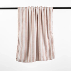 Toalha de Banho Listrada 70X140 Rosa - Clocasa | Além do Conforto