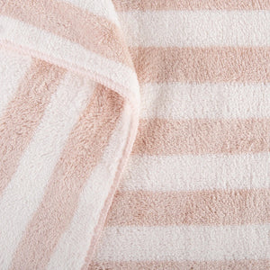 Toalha de Banho Listrada 70X140 Rosa - Clocasa | Além do Conforto