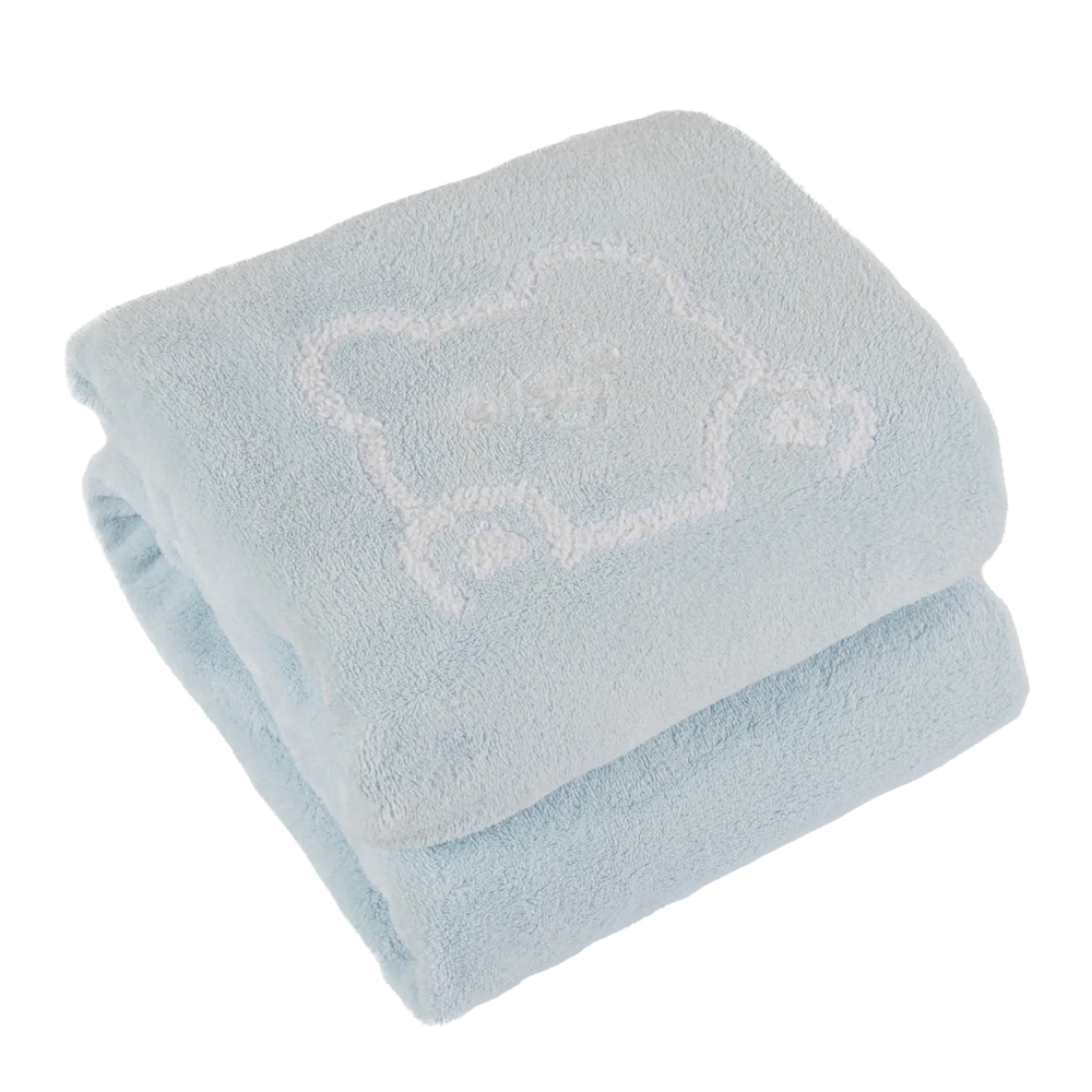 Toalha de Banho Urso 70X140 Azul - Clocasa | Além do Conforto