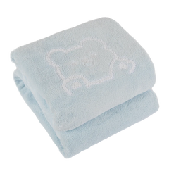 Toalha de Banho Urso 70X140 Azul - Clocasa | Além do Conforto