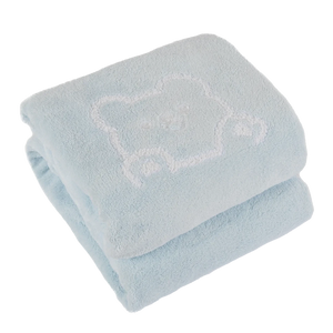 Toalha de Banho Urso 70X140 Azul - Clocasa | Além do Conforto