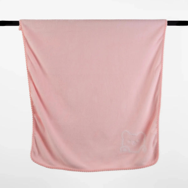Toalha de Banho Urso 70X140 Rosa - Clocasa | Além do Conforto