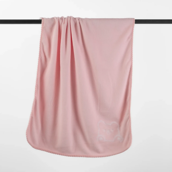 Toalha de Banho Urso 70X140 Rosa - Clocasa | Além do Conforto