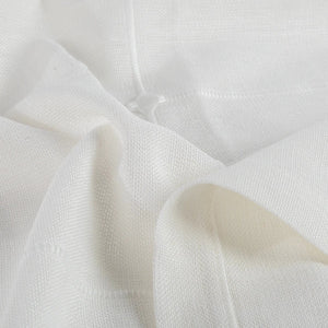 Toalha de Mesa com Bordado Xadrez Branco 150X250 - Clocasa | Além do Conforto