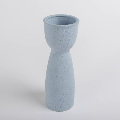 Vaso de Cerâmica Cálice 2 Azul - Clocasa | Além do Conforto