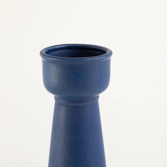 Vaso de Cerâmica Calice Marinho - Clocasa | Além do Conforto