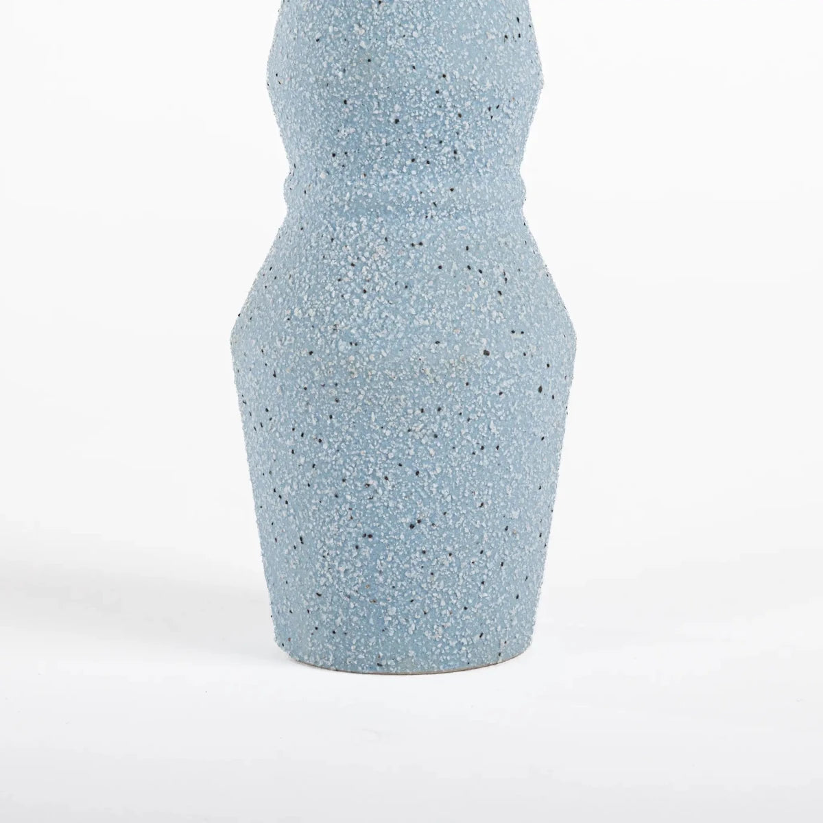 Vaso de Cerâmica Geométrico Azul - Clocasa | Além do Conforto