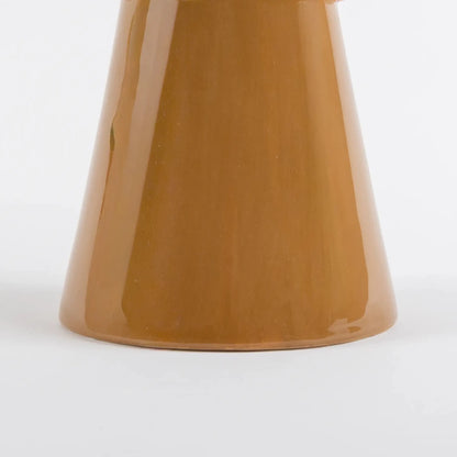 Vaso de Cerâmica Multicolor Marrom - Clocasa | Além do Conforto