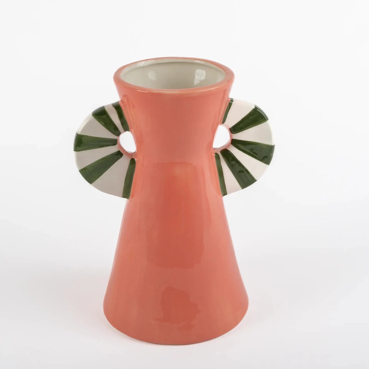 Vaso de Cerâmica Multicolor Rosa - Clocasa | Além do Conforto