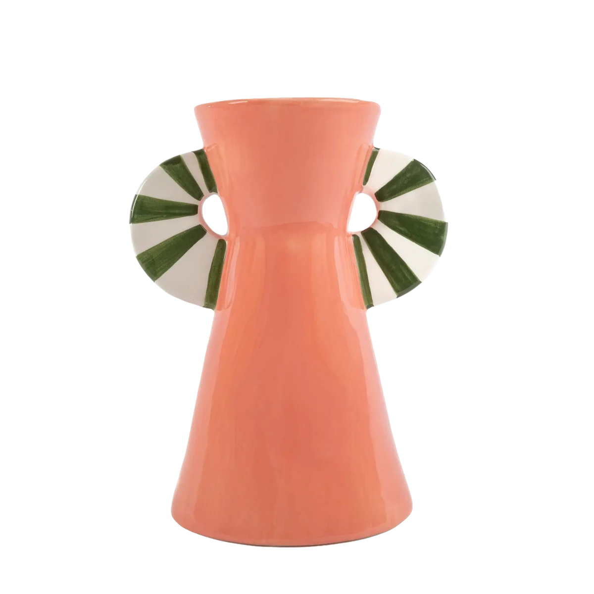 Vaso de Cerâmica Multicolor Rosa - Clocasa | Além do Conforto