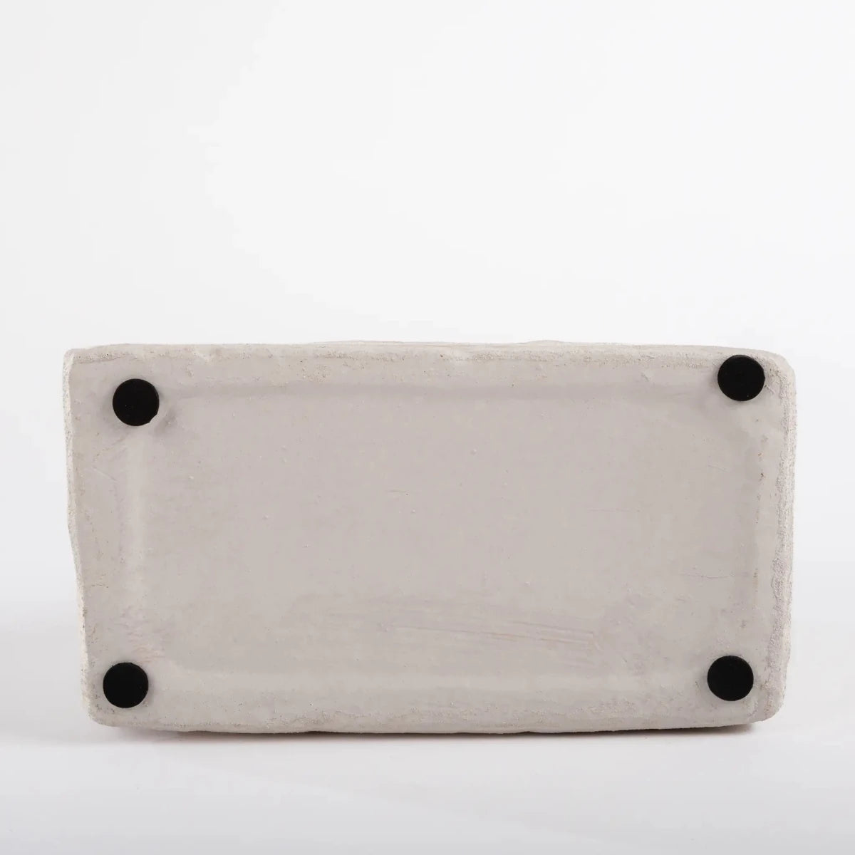 Vaso de Cerâmica Rocha Branco - Clocasa | Além do Conforto