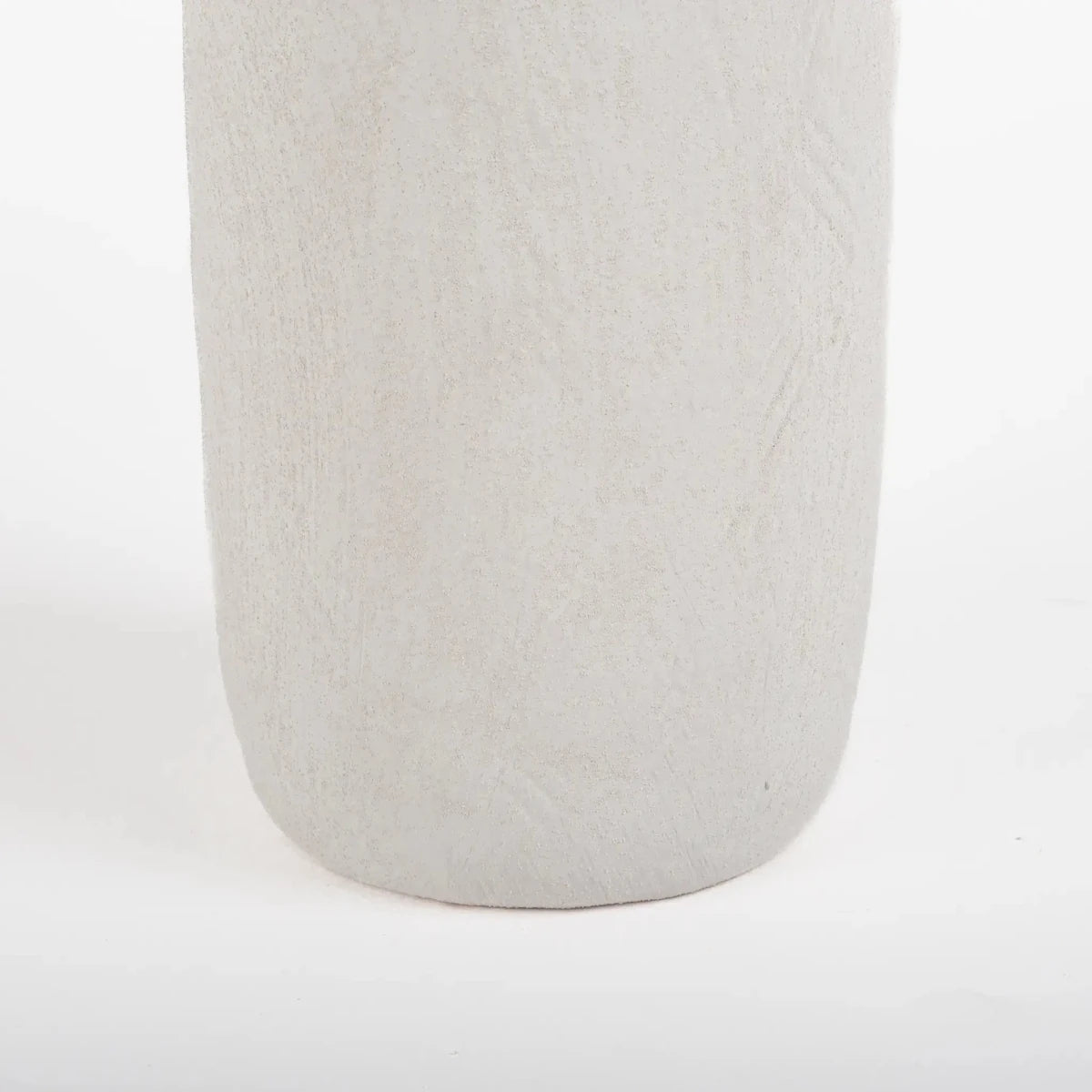 Vaso de Cerâmica Rústico Off White - Clocasa | Além do Conforto