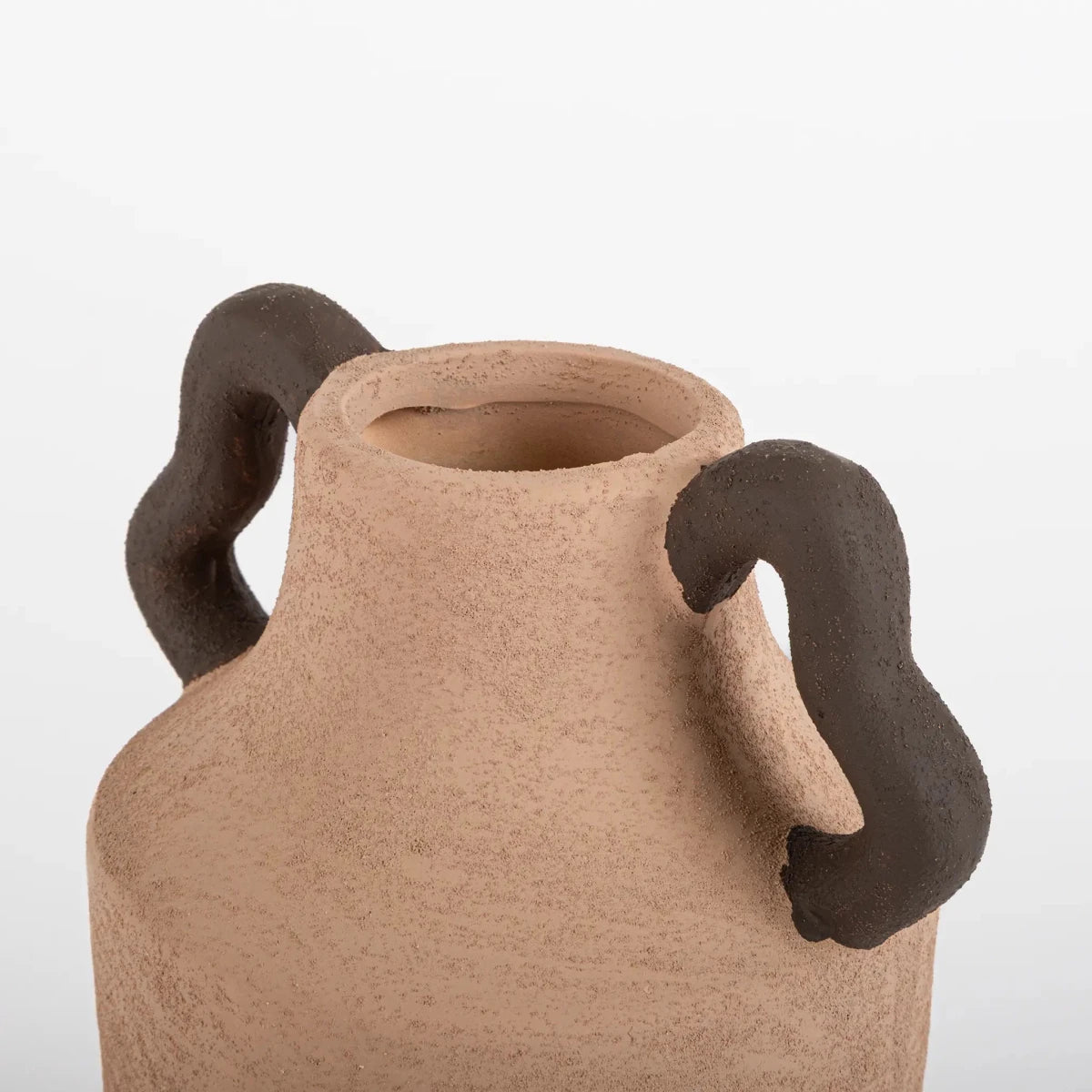 Vaso de Cerâmica Rústico Terracota - Clocasa | Além do Conforto