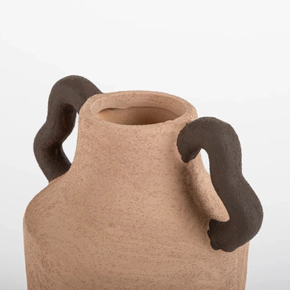 Vaso de Cerâmica Rústico Terracota - Clocasa | Além do Conforto