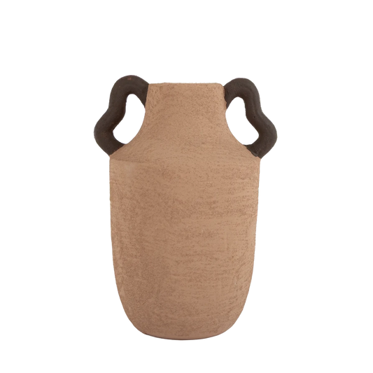 Vaso de Cerâmica Rústico Terracota - Clocasa | Além do Conforto