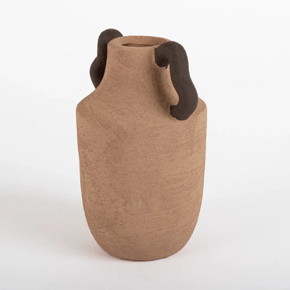 Vaso de Cerâmica Rústico Terracota - Clocasa | Além do Conforto